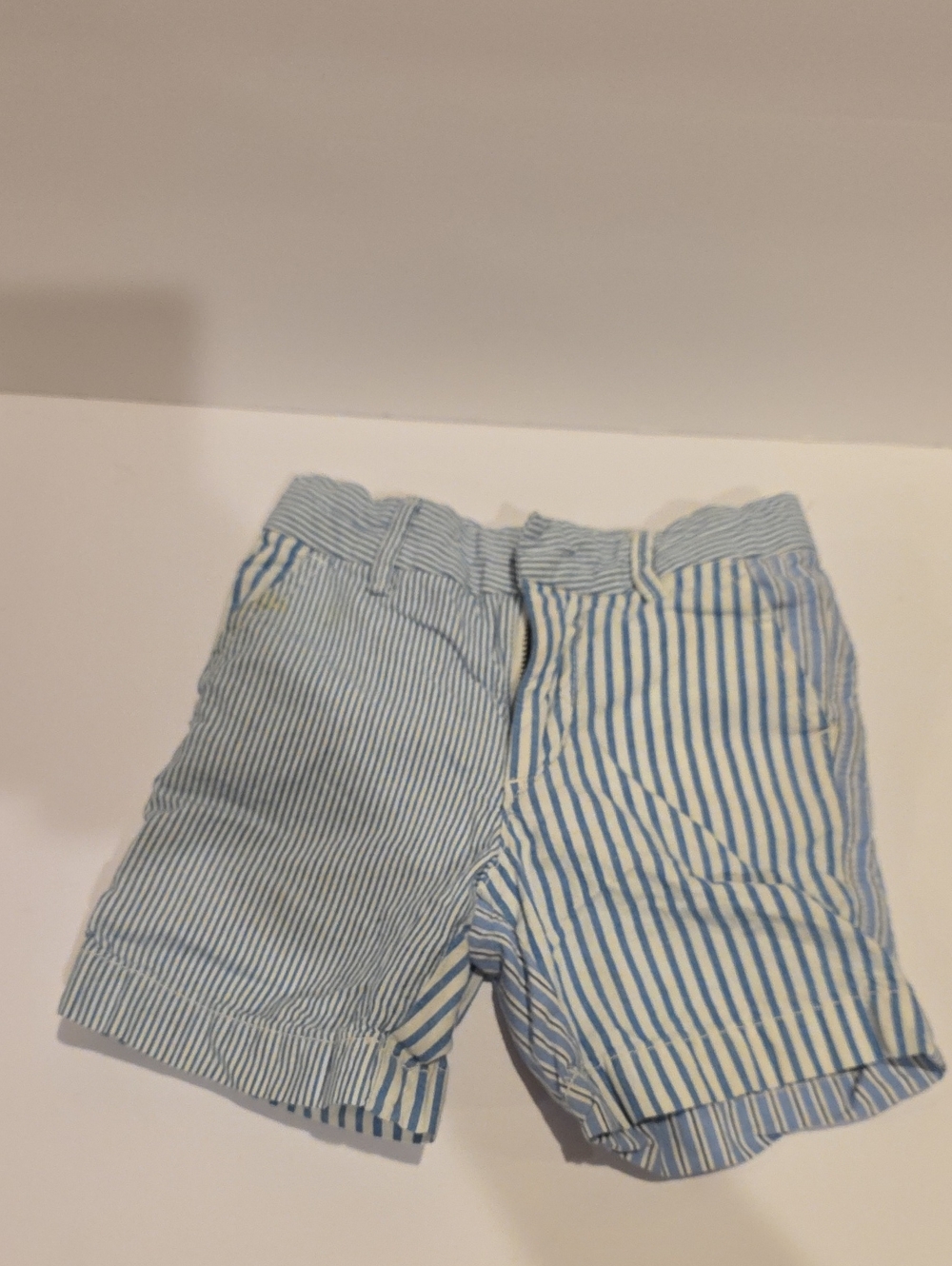 Baby Gap 2 Year Toddler Blue and White Striped Kids Shorts